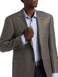 Wool-Linen-Silk Blend Sport Coat