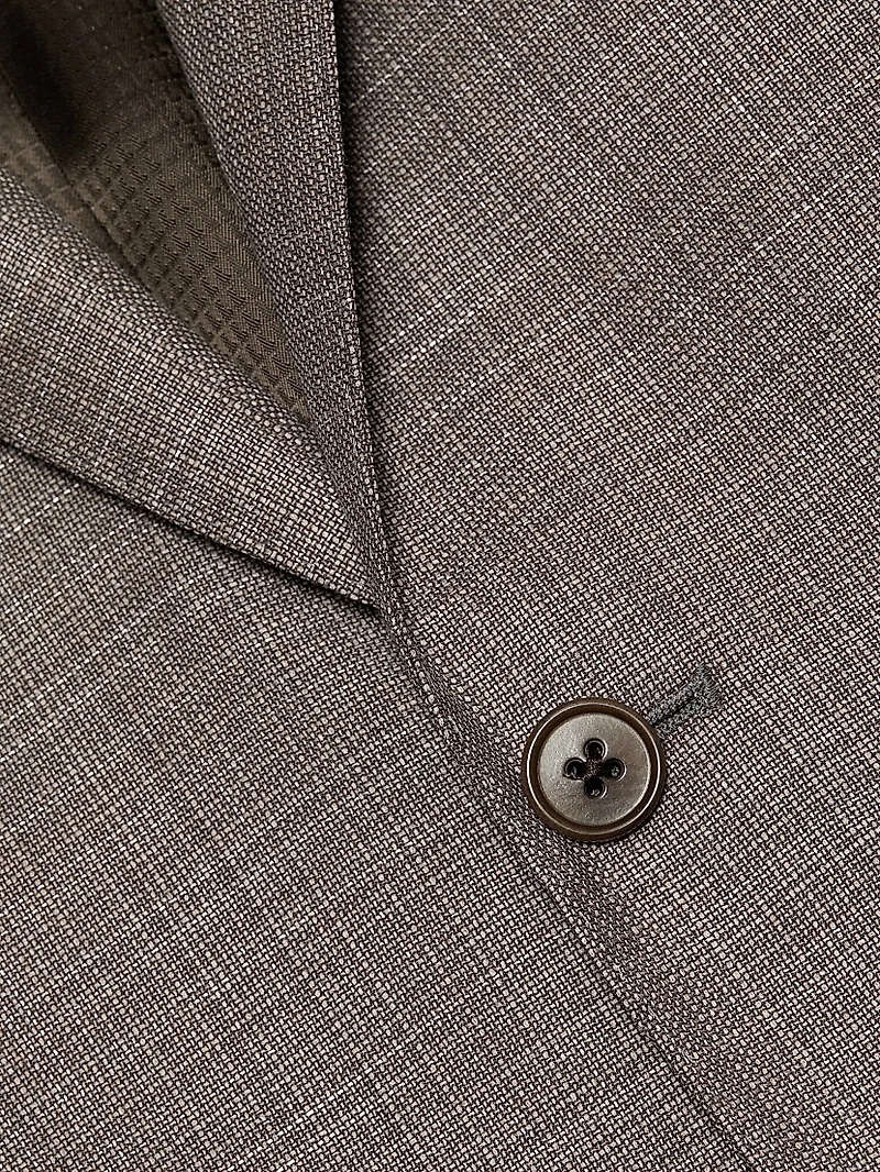 Wool-Linen-Silk Blend Sport Coat