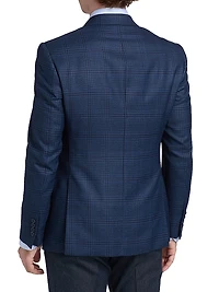 Plaid Wool Sport Coat