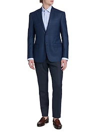 Plaid Wool Sport Coat