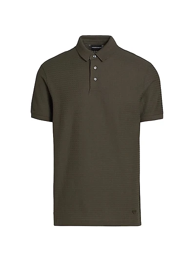 Knit Textured Polo Shirt