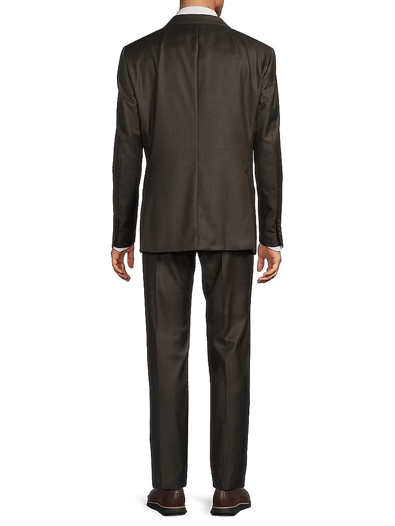 Shark Skin Wool Suit