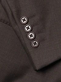 Shark Skin Wool Suit