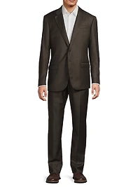 Shark Skin Wool Suit