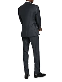 Micro Check Wool Single-Breasted Suit