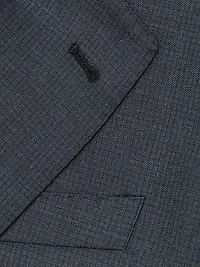 Micro Check Wool Single-Breasted Suit