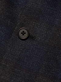 Patch Pocket Plaid Wool Sport Coat