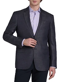 Woven Two-Button Sport Coat
