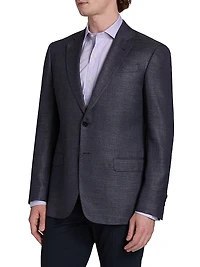 Woven Two-Button Sport Coat