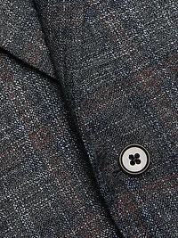 Textured Wool-Blend Sport Coat