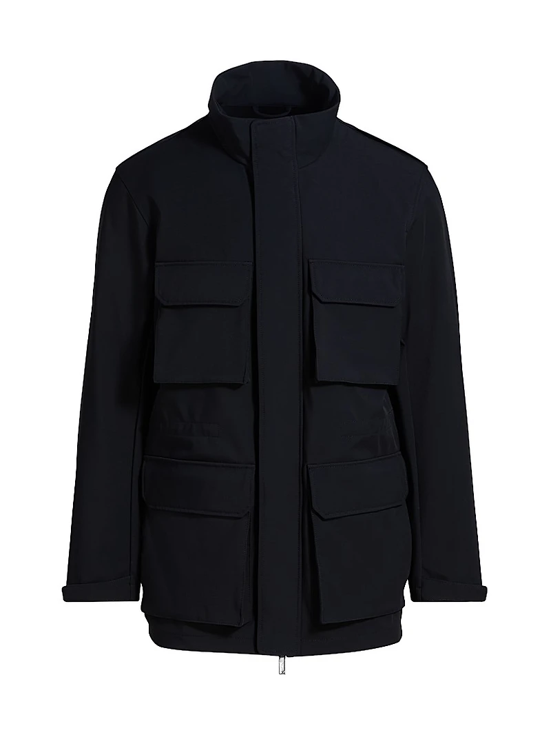 Nylon Parka Jacket
