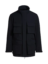 Nylon Parka Jacket
