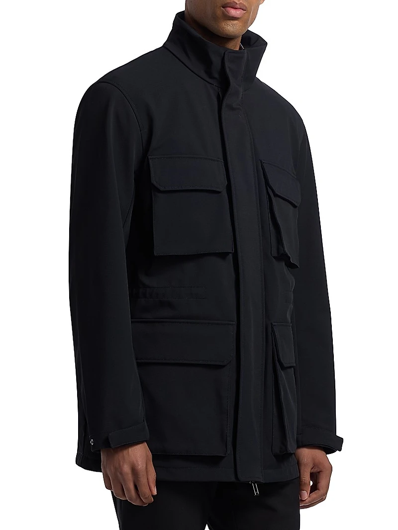 Nylon Parka Jacket