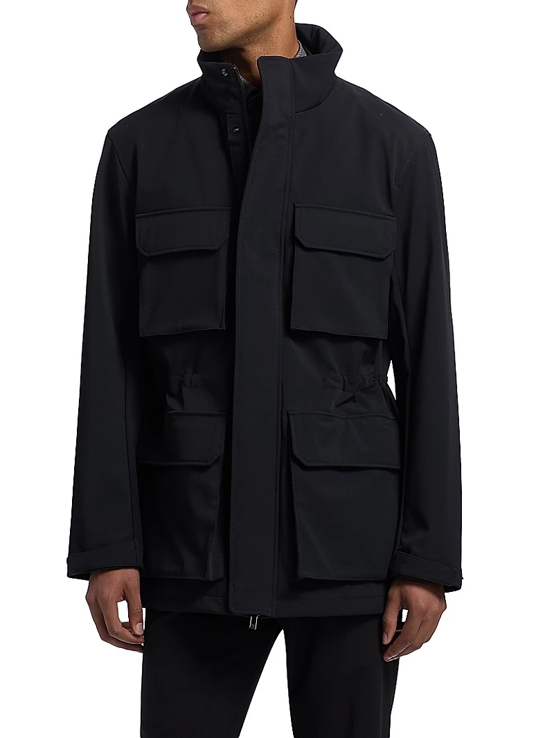 Nylon Parka Jacket