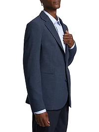 Bluette Fancy Textured Stretch-Wool Sport Coat