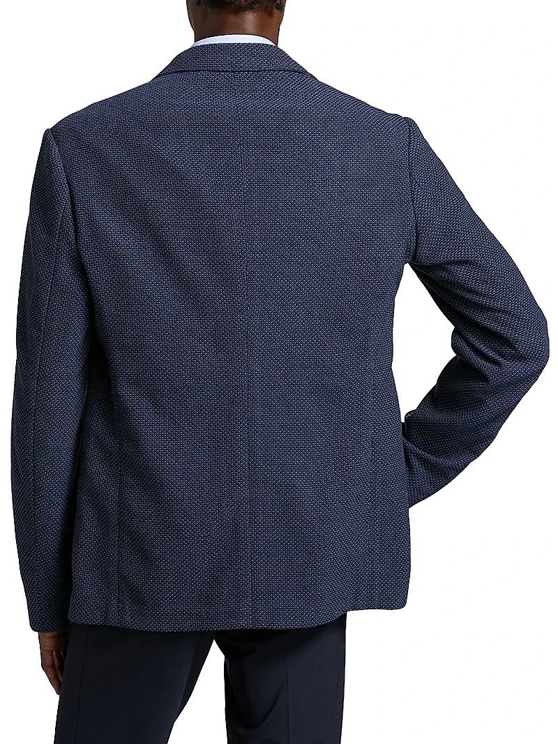 Bluette Fancy Textured Stretch-Wool Sport Coat