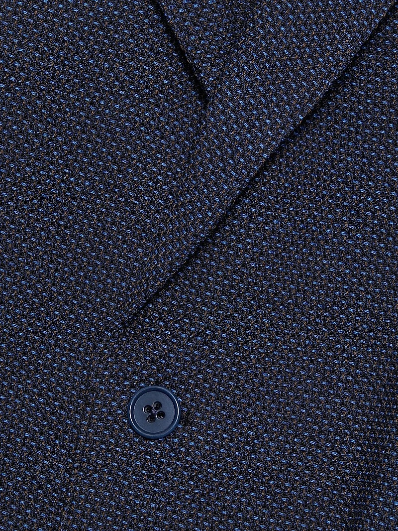 Bluette Fancy Textured Stretch-Wool Sport Coat