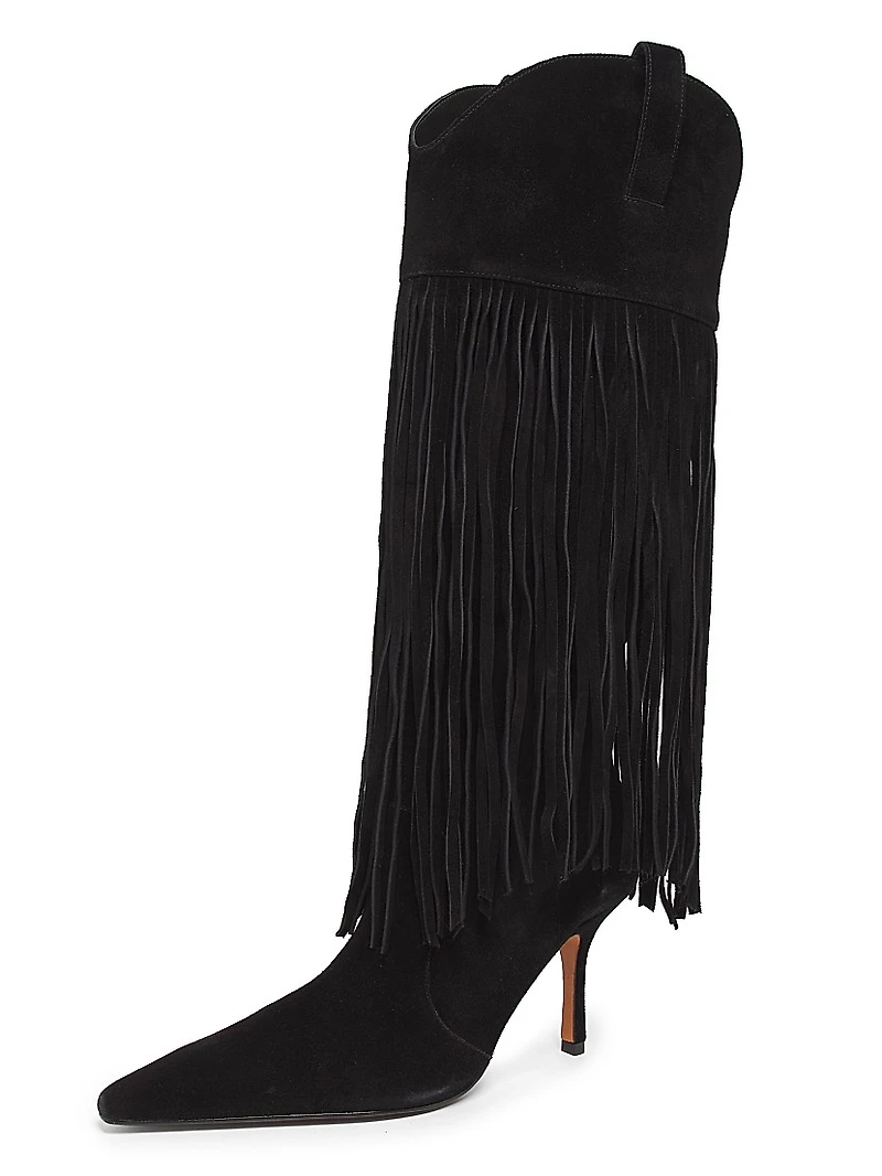 Raffaela Up Boot Fringed Suede Boots