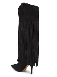 Raffaela Up Boot Fringed Suede Boots