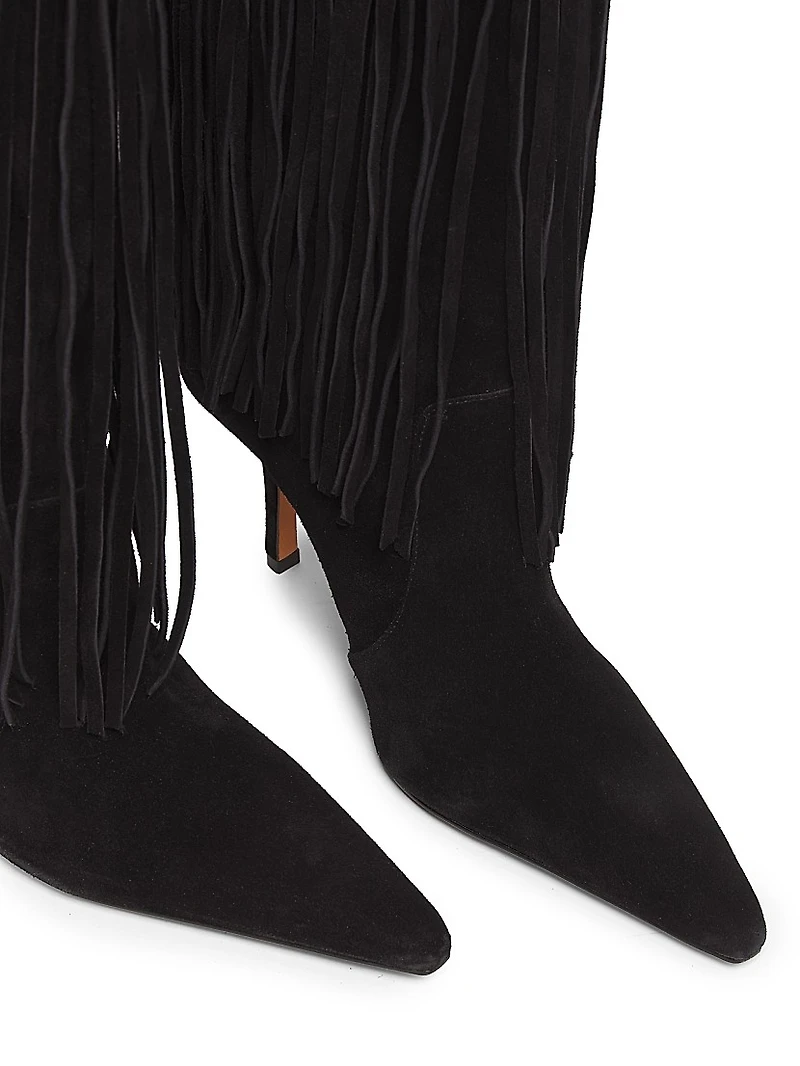 Raffaela Up Boot Fringed Suede Boots