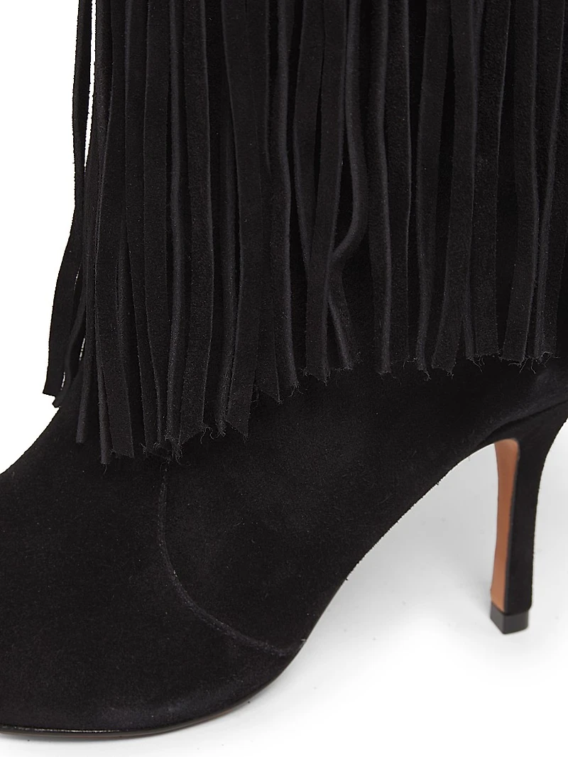 Raffaela Up Boot Fringed Suede Boots