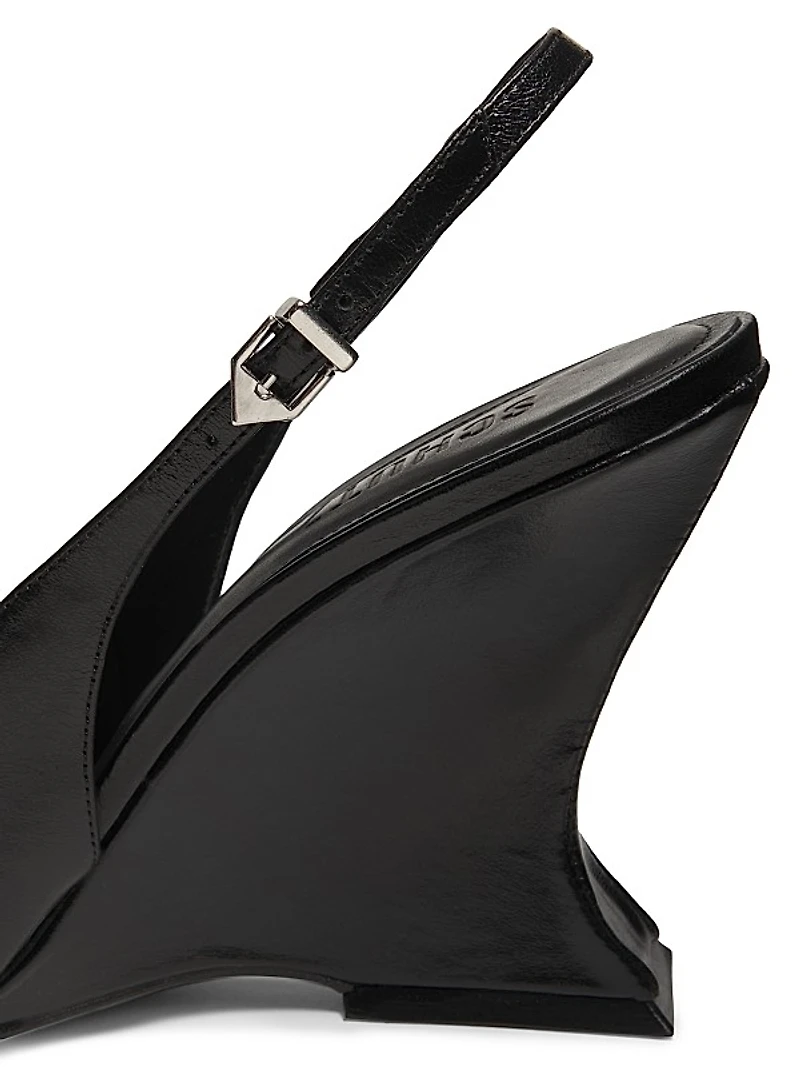 Siena 115MM Leather Slingback Pumps
