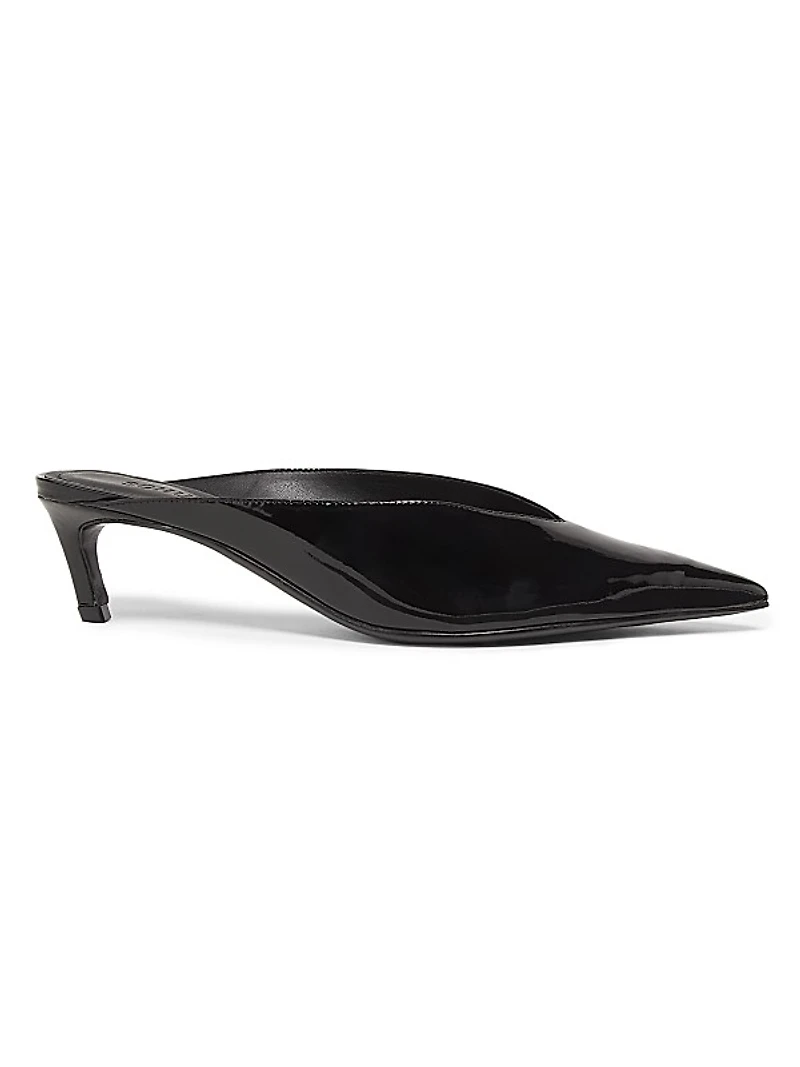 Loren 60MM Patent Leather Mules