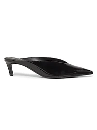 Loren 60MM Patent Leather Mules