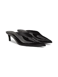 Loren 60MM Patent Leather Mules