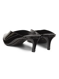 Loren 60MM Patent Leather Mules