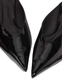 Loren 60MM Patent Leather Mules