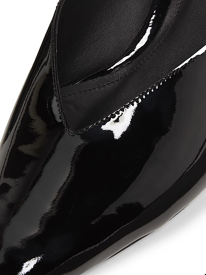 Loren 60MM Patent Leather Mules