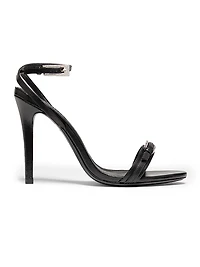 Roxie 115MM Crystal-Buckle Leather Sandals