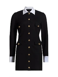 Kendall Ponte A-Line Minidress