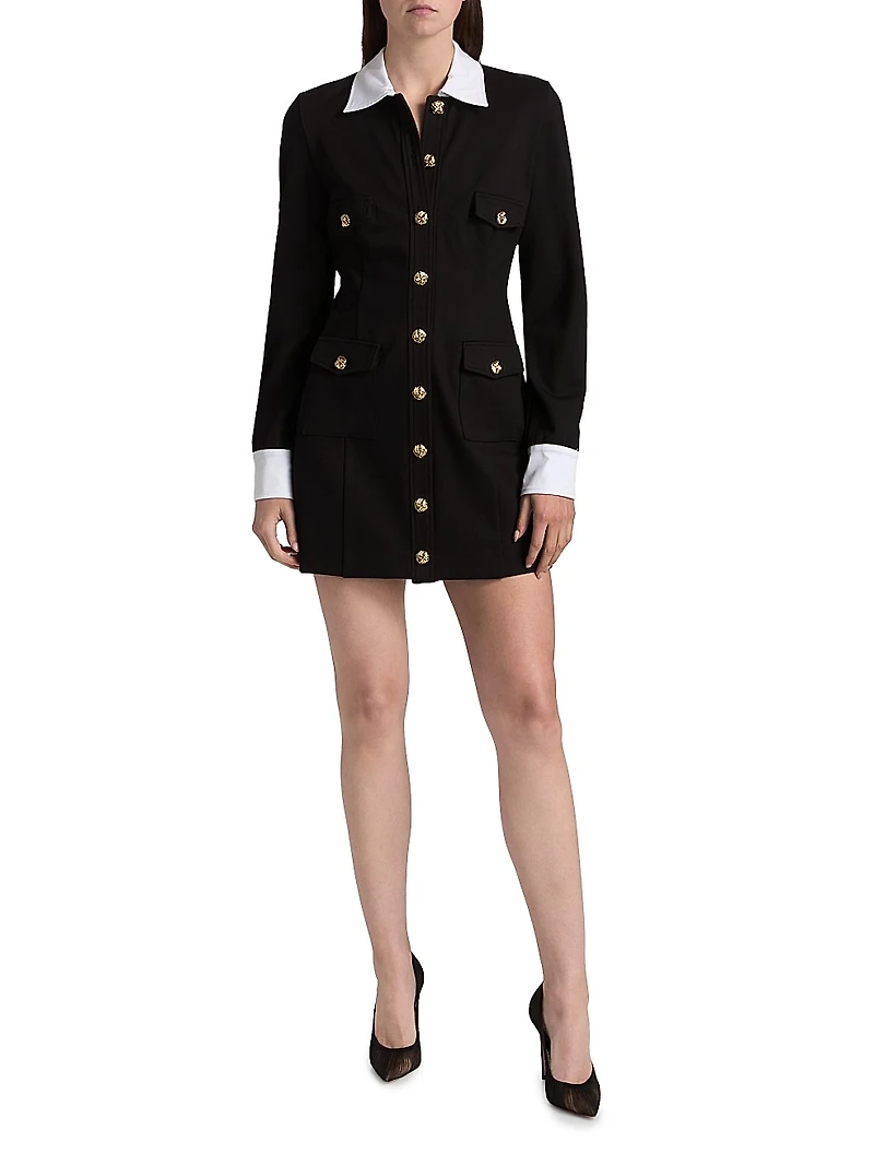 Kendall Ponte A-Line Minidress