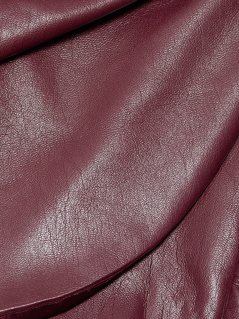 Shyann Faux Leather Mini Wrap Skirt