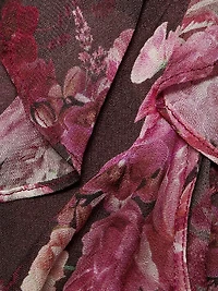 Nikali Floral Wrap-Style Bodysuit