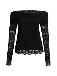 Romeo Lace Off-The-Shoulder Top