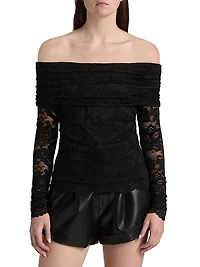 Romeo Lace Off-The-Shoulder Top