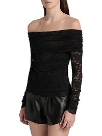 Romeo Lace Off-The-Shoulder Top