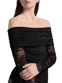 Romeo Lace Off-The-Shoulder Top