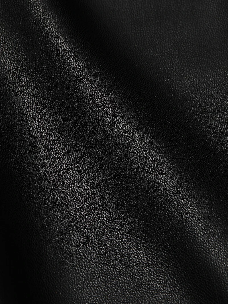 Josie Faux-Leather Crop Leggings