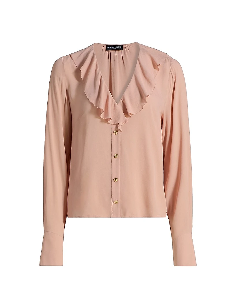 Kassy Satin Georgette Blouse