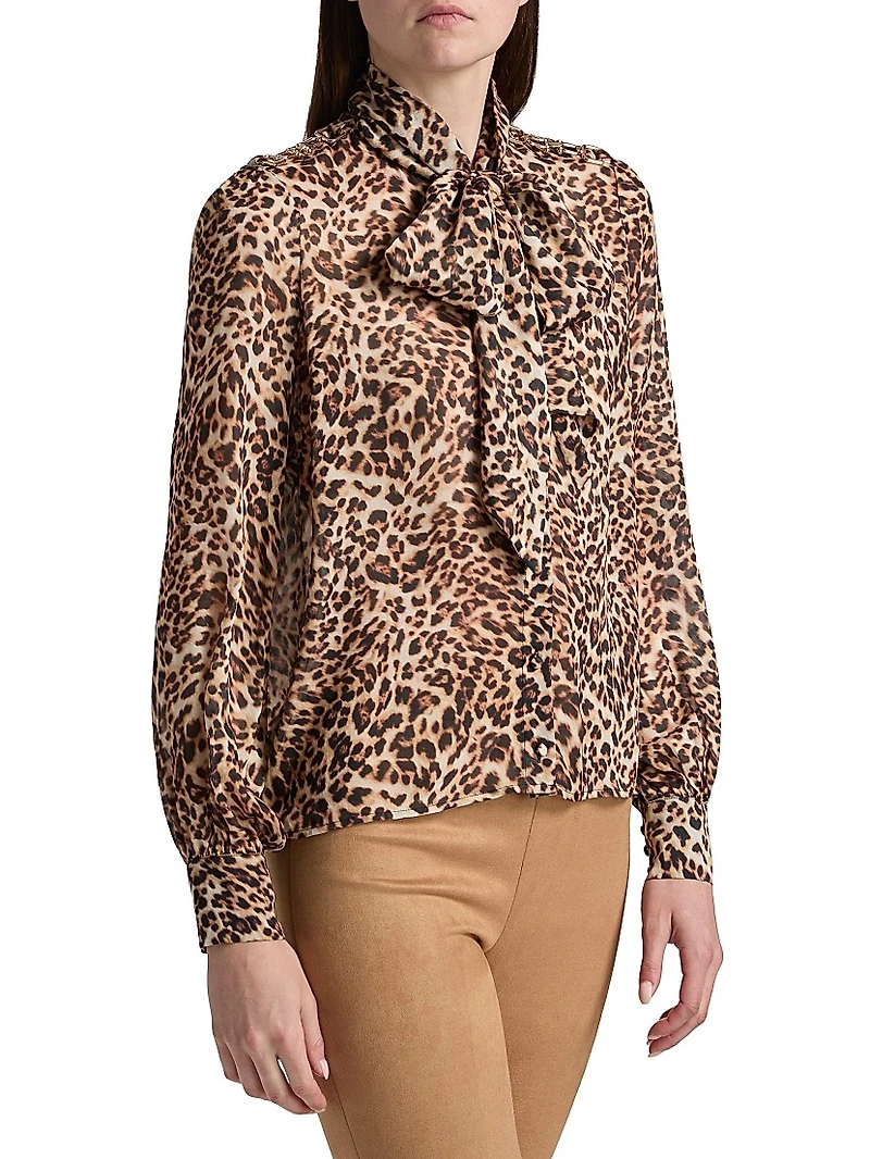 Veralli Leo Bow-Tie Blouse