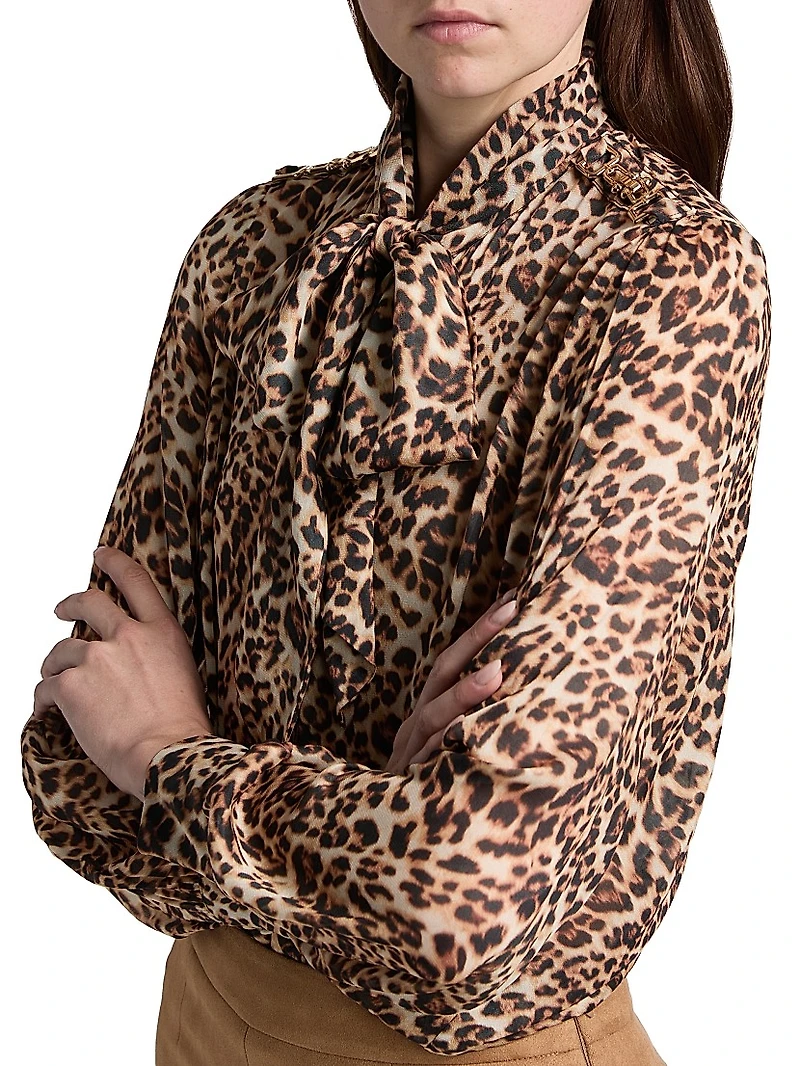 Veralli Leo Bow-Tie Blouse