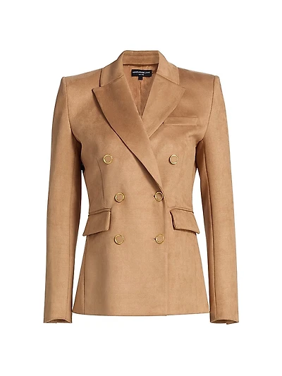 Arielle FauxSuede Boyfriend Blazer