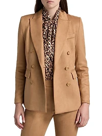 Arielle FauxSuede Boyfriend Blazer
