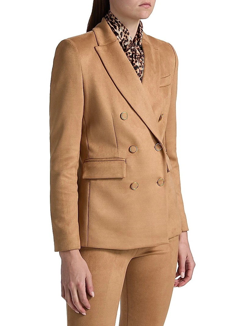 Arielle FauxSuede Boyfriend Blazer