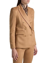 Arielle FauxSuede Boyfriend Blazer