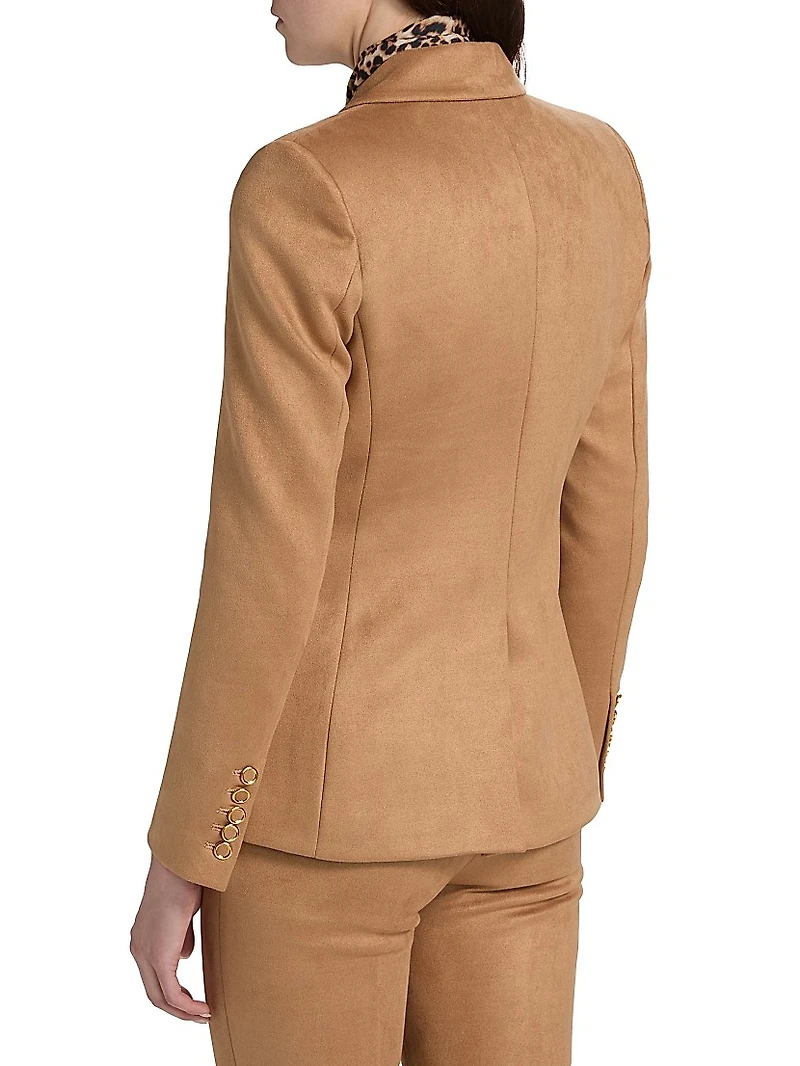 Arielle FauxSuede Boyfriend Blazer